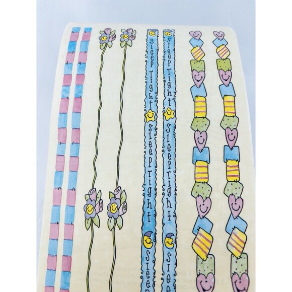 Vintage Sandy Lion Sticker Roll Baby Pregnancy Border Scrapbooking Sandylion - Picture 4 of 14